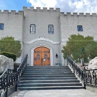 steps leading to entrance