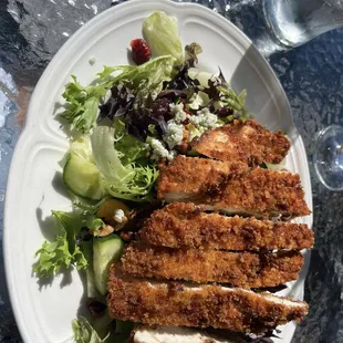 Pecan Crusted Chicken Cranberry Salad