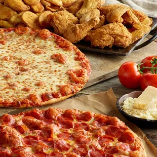 pizza, food