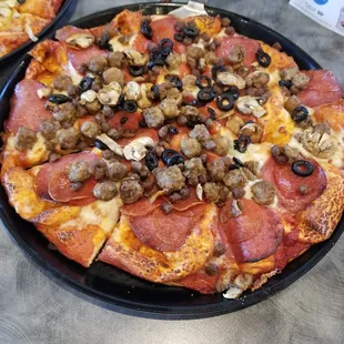 Ultimate Meat Pizza 12" Medium.