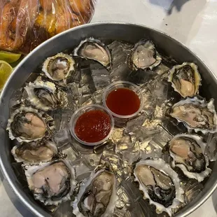 oysters and mussels, food, shellfish, mussels, oysters