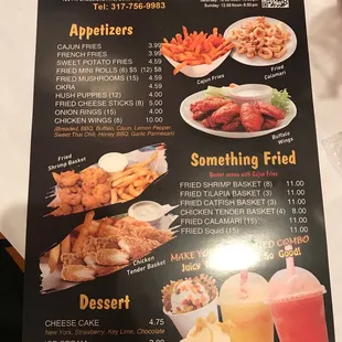 Menu 2/2