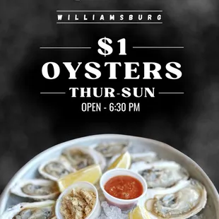$1 Oysters