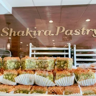 Baklava with pistachios