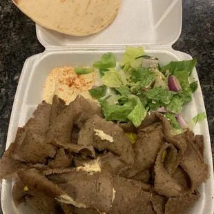 Gyros Plate w/hummus