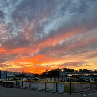 sunset on THE BOWL