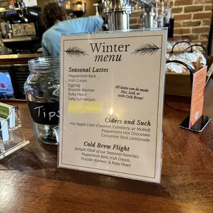 Seasonal lattes