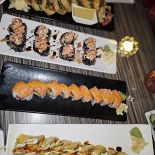 food, sashimi, sushi and sashimi, sushi