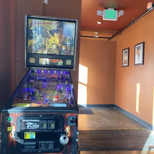 Entryway with pinball