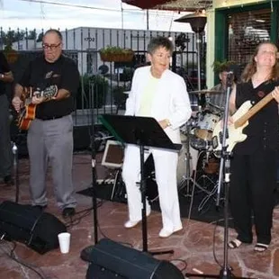 a group of musicians on stage