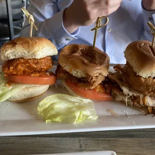 Slider trio