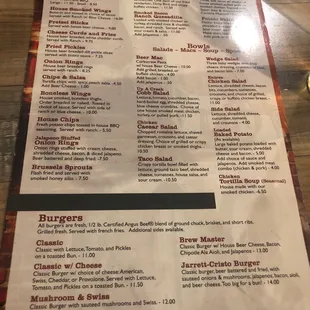 Menu 2022