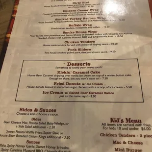 Menu 2022