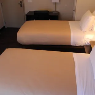 Standard guestroom with two double XL beds at Shale Lodge Three Rivers