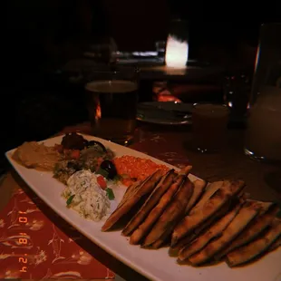 Mediterranean Mezze Spreads