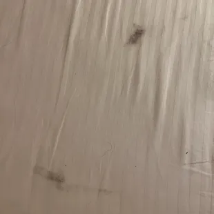 Sheets were NOT clean and had someone else&apos;s makeup on them