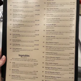 Menu - Jan 2023