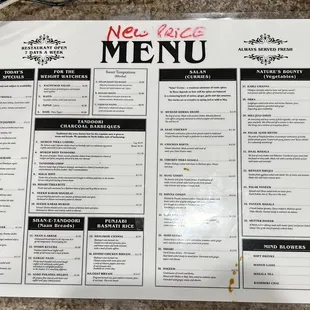 New prices, as of June 21, 2022