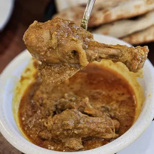 a close up of a bowl of food