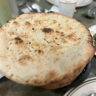 Very large Nann bread.