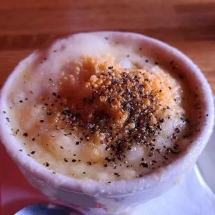French Onion Soup is cheesy