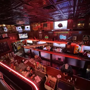 the bar