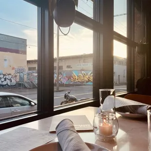 Classy yet cozy love their ambience and of course their pine nuts hummus is the best !