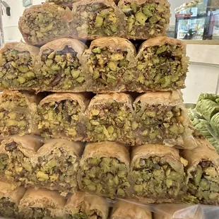 Pistachio baklava