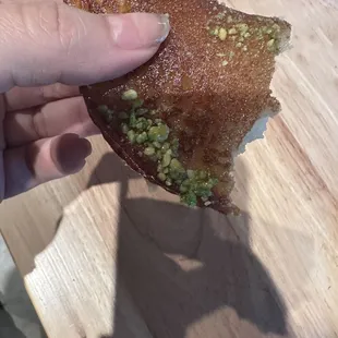 Side photo of a seriously delicious item