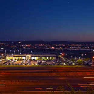 Shamaley Buick GMC at night. An excellent dealership that I highly recommend!