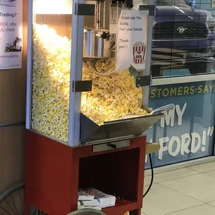 Free popcorn? Ok, I'm in.
