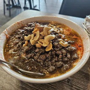 Fatteh with meat