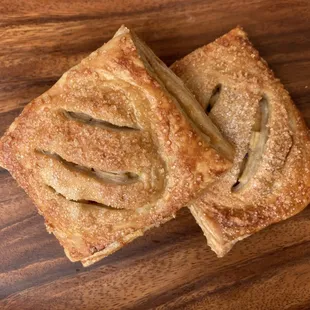 Shampa's Organic Fuji Apple Hand Pie fresh out of the oven.