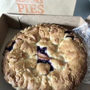 Shampa's Blueberry Nectarine Pie