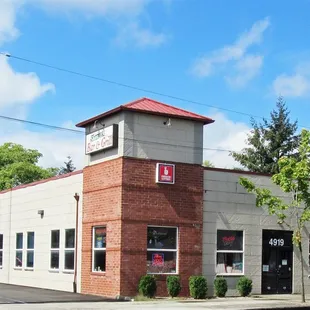 the exterior of the restaurant