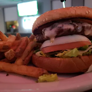 Swiss Burger... flame grilled burgers, everyday!