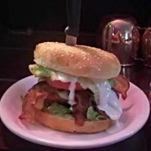 Food special: Bacon Chicken Ranch Burger... check out our Facebook page @Shamrockbar82nd to see what's on special today.