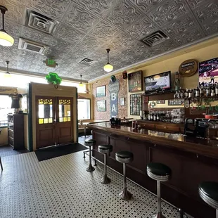 Bar area &amp; front entrance