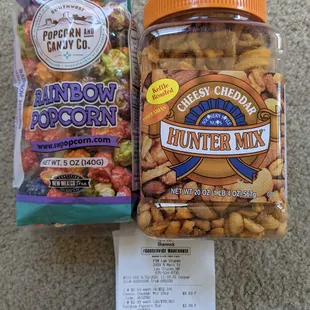 They sell snacks too