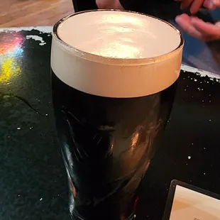 Shamrock in the foam