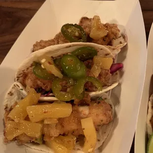 Chicken tacos