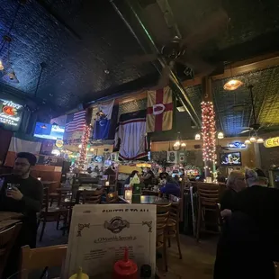 the interior of a restaurant