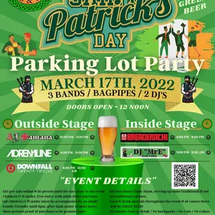 St. Patrick&apos;s Day Party!