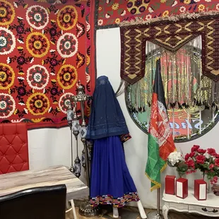 a woman dressed in traditional clothing