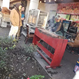 Fresh grilled kabobs