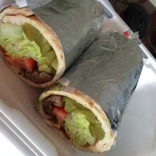 Kubideh wrap