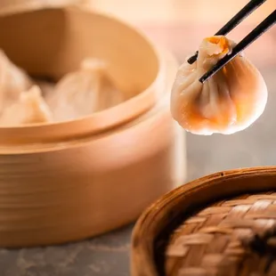 Pork soup dumpling.