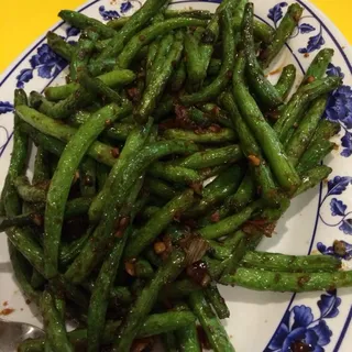 Dry Braised String Beans with Chicken