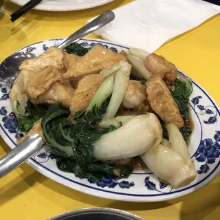 Catering Shrimp with Tofu Lunch Special