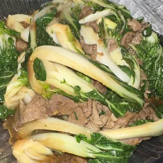 Beef with Chinese Greens